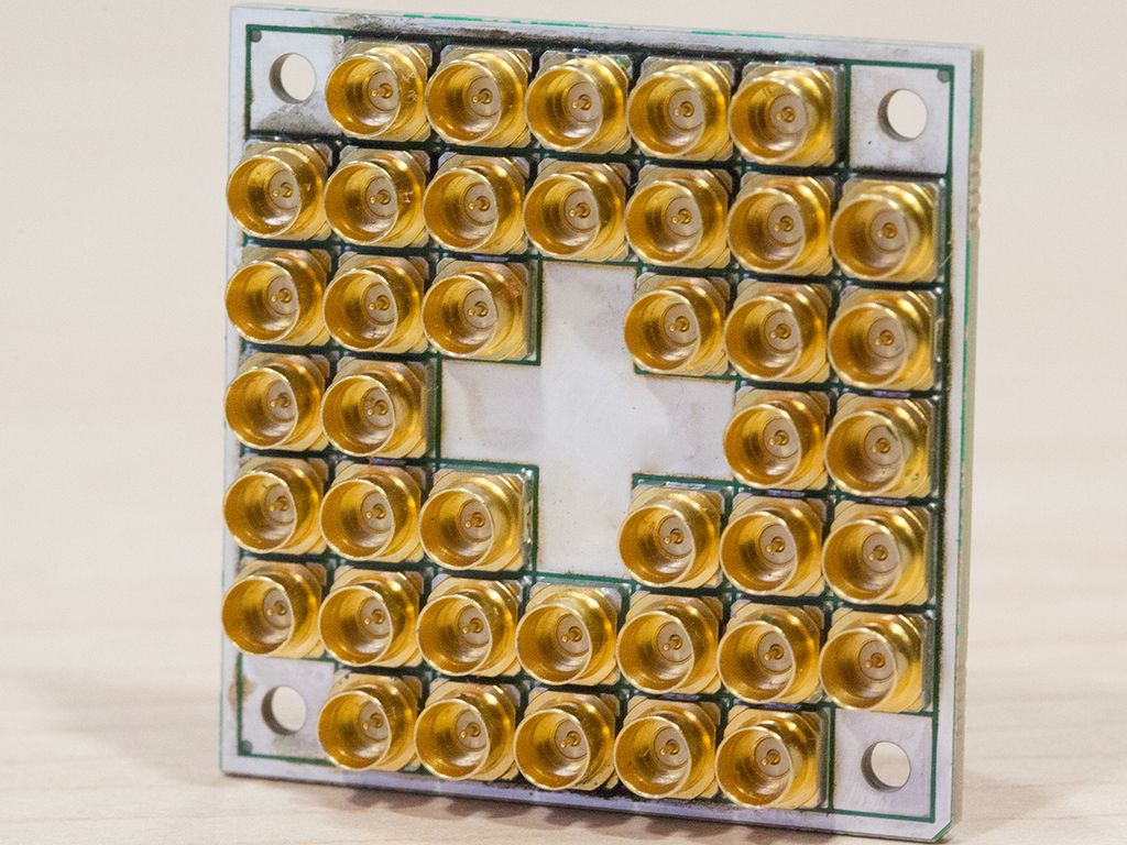 Chip quântico da Intel (Imagem: Intel)