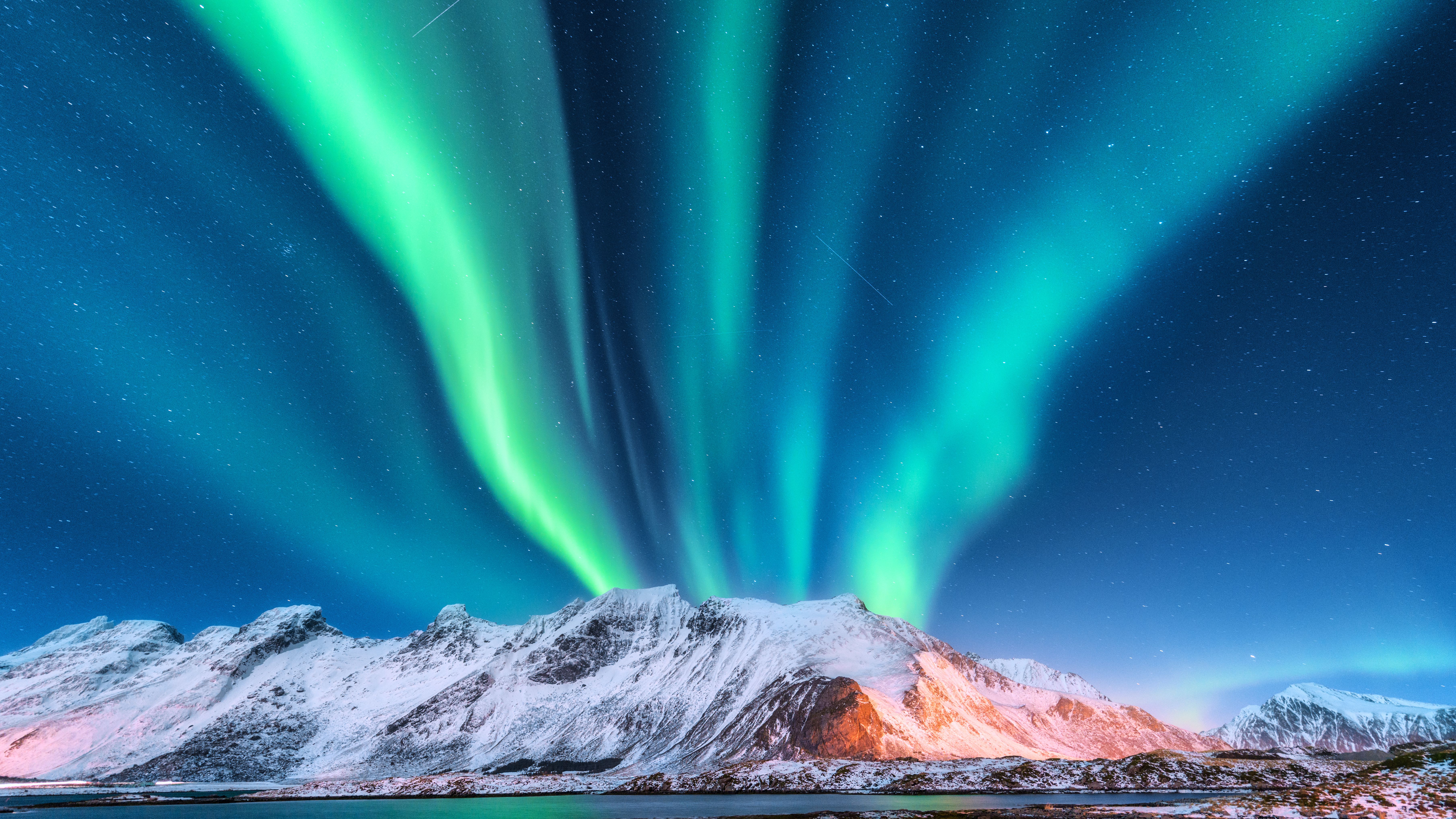 Aurora Boreal Ao Vivo dançando no Céu 