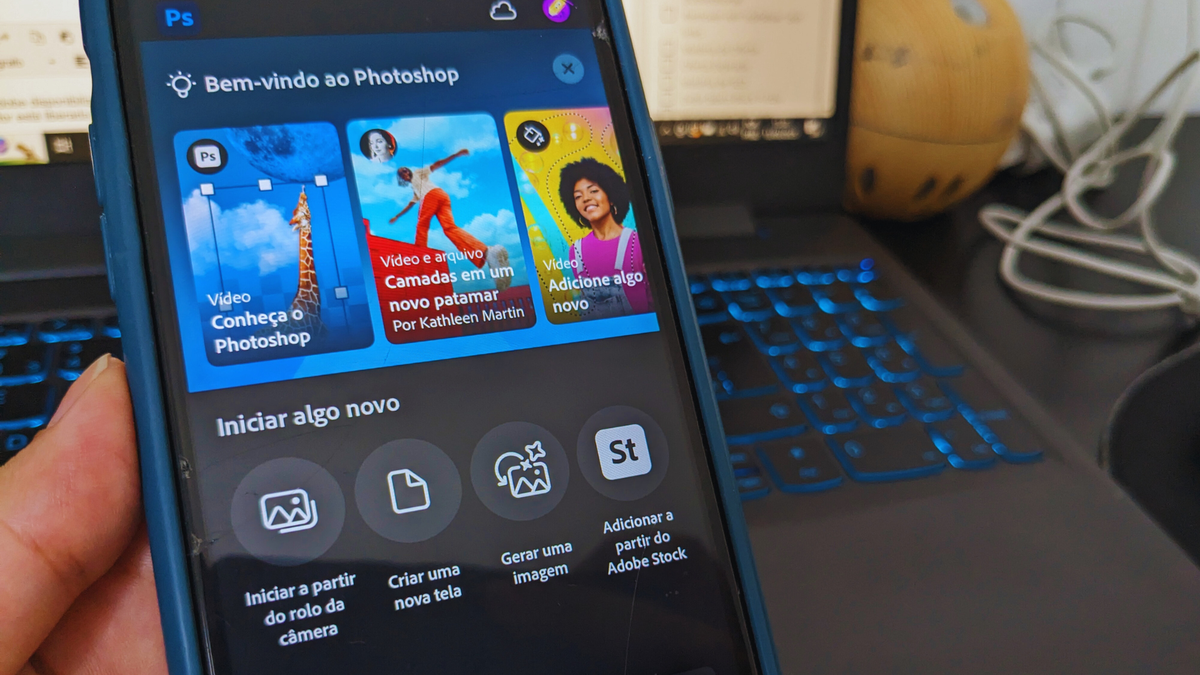 Como usar o Photoshop no celular