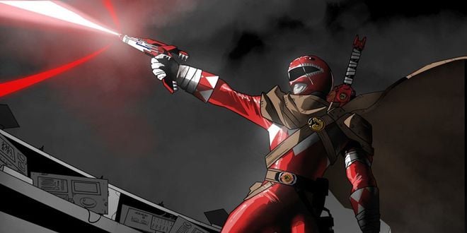 Na nova HQ, o Ranger Vermelho original desaparece e o grupo todo decide se reunir (Imagem: Reprodução/Boom! Studios/Hasbro)