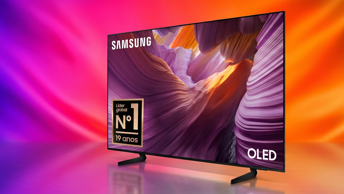 TV Samsung com "imagem perfeita" aparece em oferta: tela OLED e desconto massivo