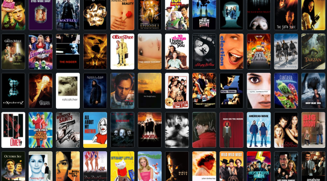 Alguns dos filmes lançados em 1999: é possível ver a enorme quantidade de clássicos agrupados em um mesmo ano (Imagem: Life At The Movies)