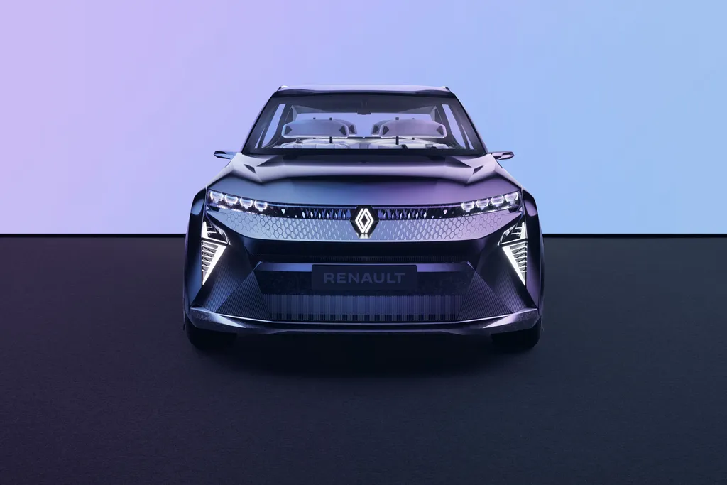 Renault Scénic movido a hidrogênio poderá rodar 800 quilômetros por carga (Imagem: Divulgação/Renault)