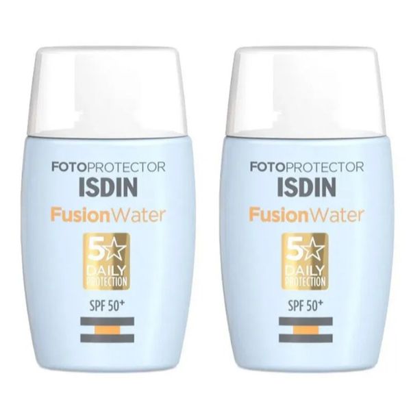 PIX | Isdin Fusion Water 5 Stars Kit – 2 Protetores Solares Faciais FPS 60 Kit