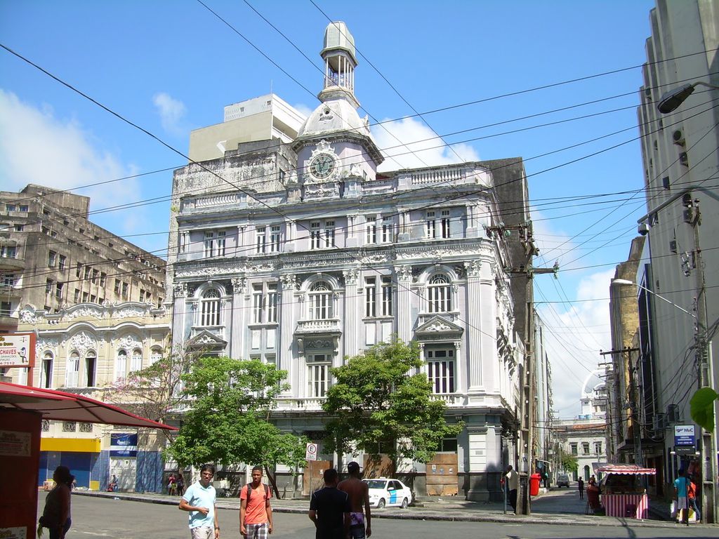 Antiga sede do Diário de Pernambuco, no Bairro de Santo Antônio, Recife (Reprodução)
