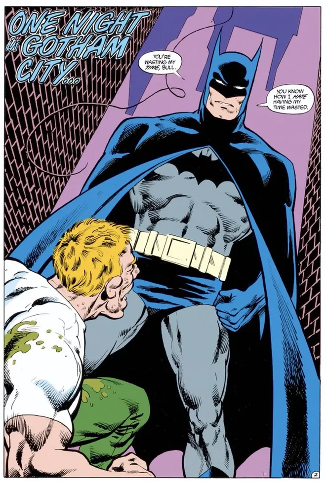 Batman em mais uma de suas rondas noturnas (Imagem: Reprodução/DC Comics)