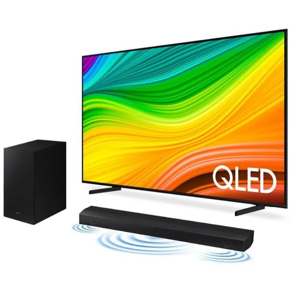 Smart TV 50" QLED 4K 50Q60D 2024 + Soundbar HW-B550/ZD Combo | CUPOM