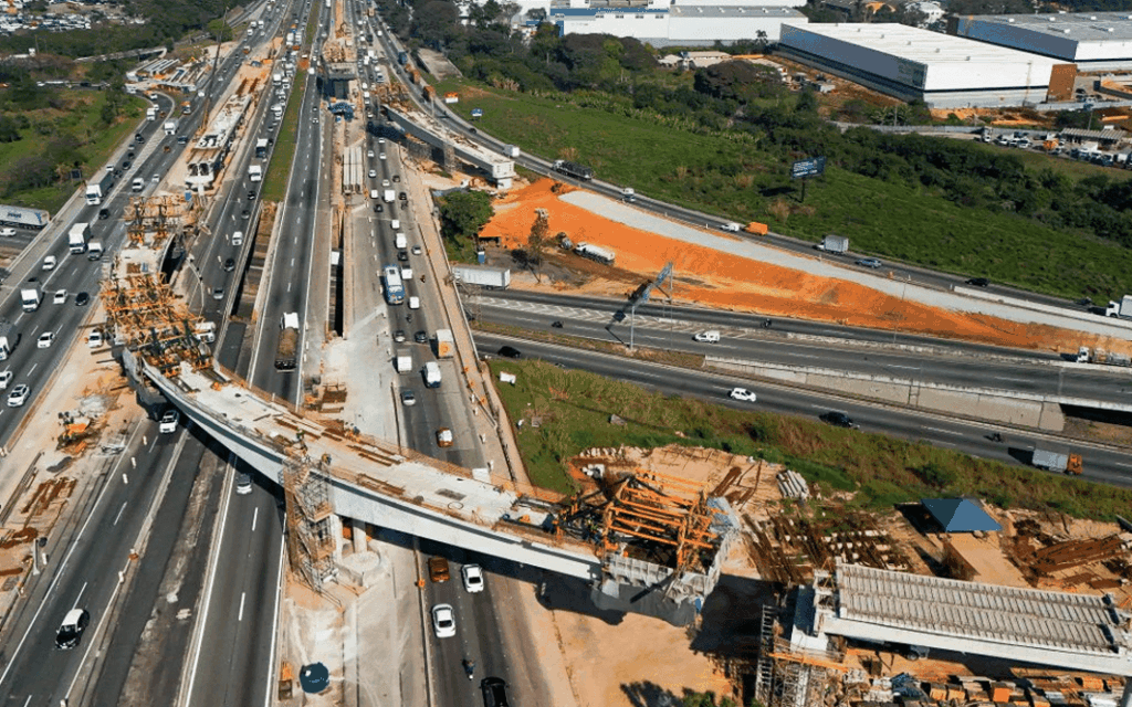 Viaduto que ligará a Dutra a Fernão Dias