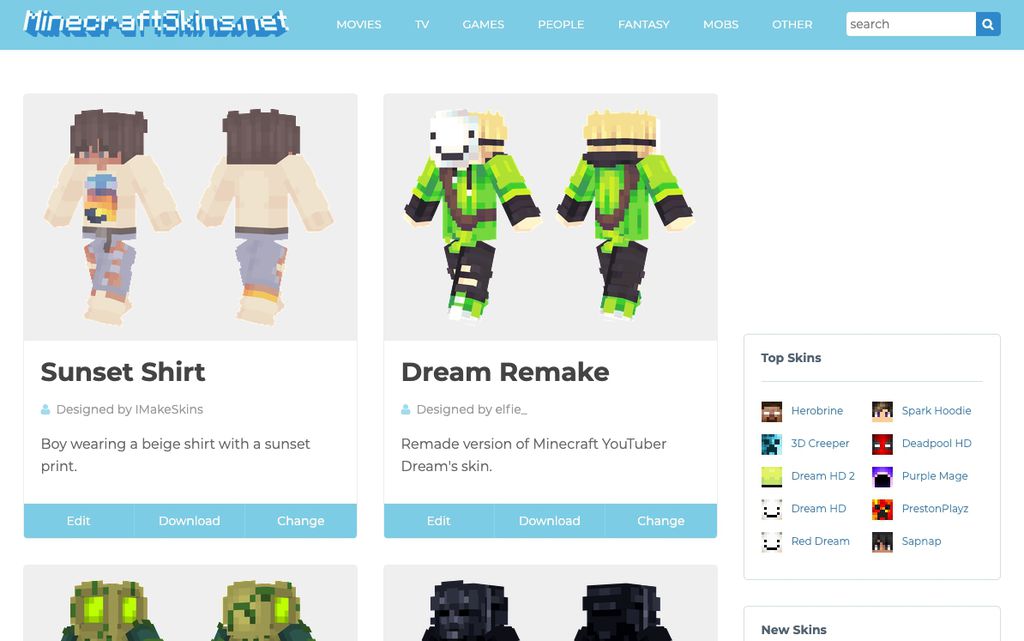 Ooooooooooooooooo Minecraft Skins