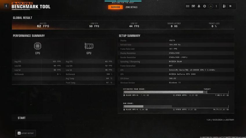 Call of Duty Black Ops 6 Upscaling Benchmark