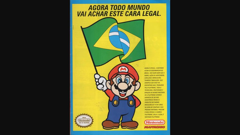 Imagem do SNES no Brasil