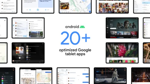 O Google pretende continuar com a otimização do Android para tablets e telas grandes (Imagem: Reprodução/Google)