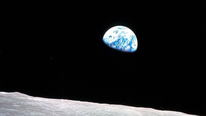Fotogragia conhecida por Earthrise, ou "nascer da Terra") (Foto: NASA)