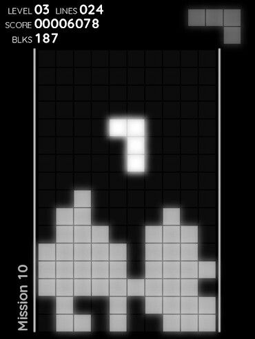 Tenha a experiência do Tetris com blocos luminosos no Falling Lightblocks (Captura de tela: Matheus Bigogno)