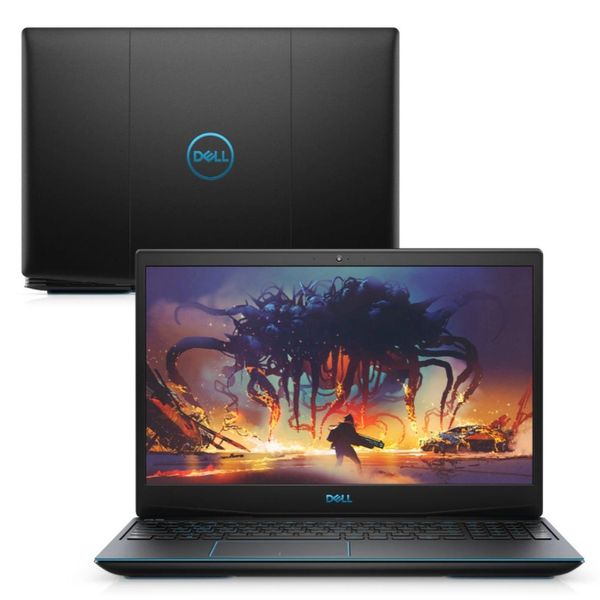 Notebook Gamer Dell G3-3590-U50P 9ª Geração Intel Core i5 8GB 512GB SSD Placa Vídeo NVIDIA GTX 1650 15.6" Linux [CASHBACK]