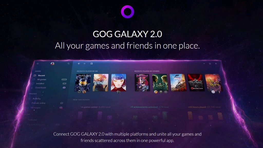 Imagem do GOG Galaxy 2.0