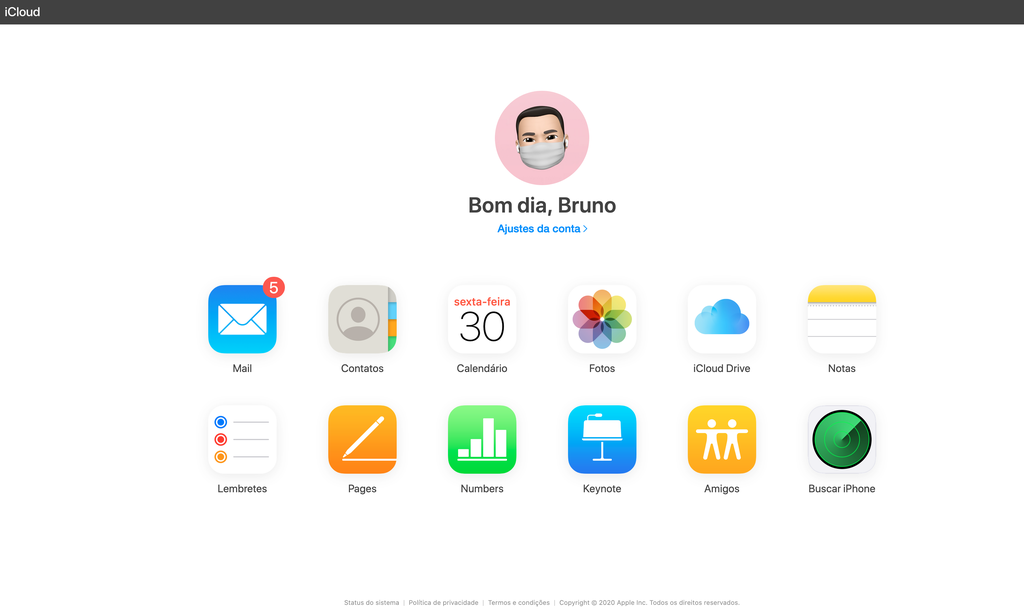 Espaço no iCloud está incluso no Apple One (Captura de tela: Bruno Salutes/Canaltech)