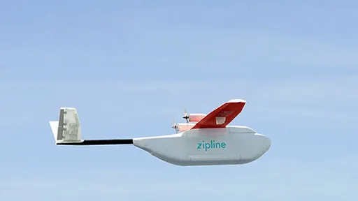 Drone será utilizado para levar suprimentos a comunidades africanas