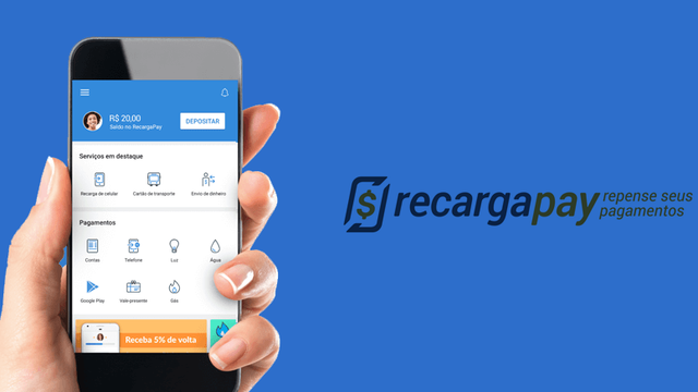 RecargaPay pode ser usado para receber auxílio emergencial