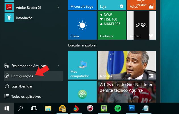 Apps em segundo plano - Windows 10 Apps em segundo plano - Windows 10