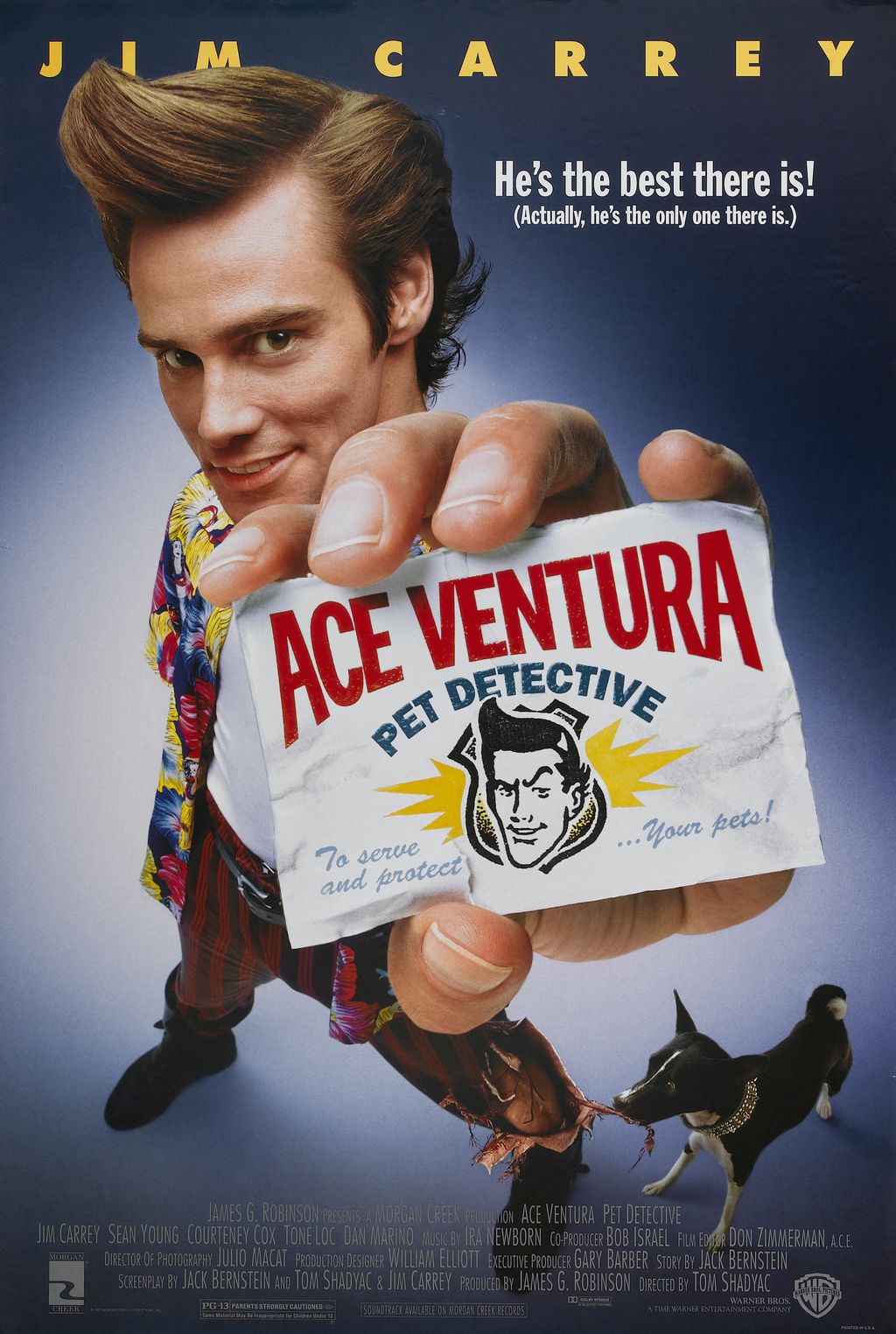 Pôster de Ace Ventura: Um Detetive Diferente (Imagem: Reprodução/Morgan Creek Entertainment)
