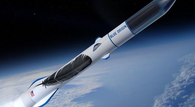 Conceito do foguete New Glenn (Imagem: Reprodução/Blue Origin)