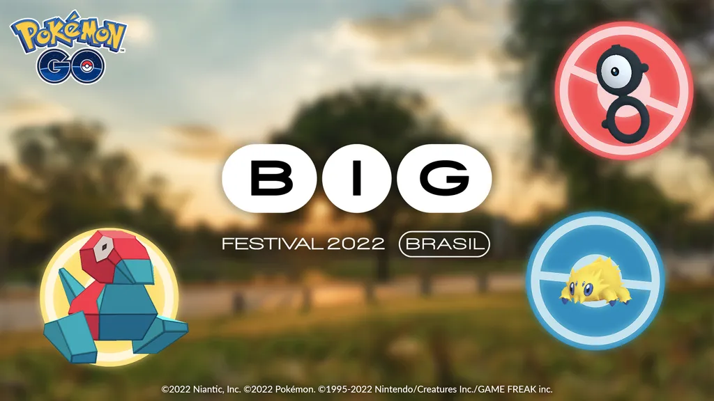 Apenas visitantes do BIG Festival poderão aproveitar o evento especial de Pokémon GO. (Imagem: Divulgação/Niantic)