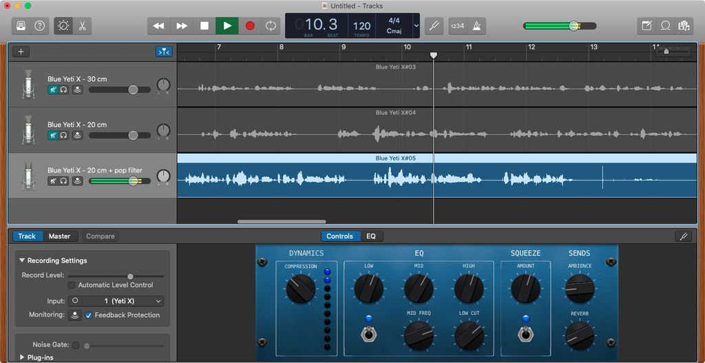 audio interface for blue yeti