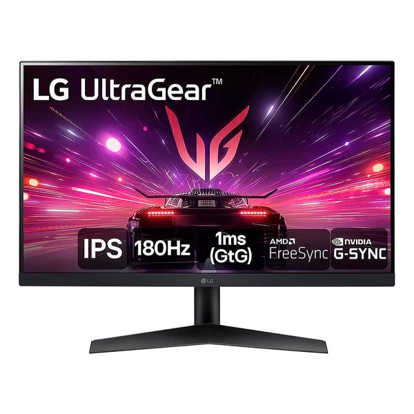 Monitor Gamer LG UltraGear 24”, IPS, Full HD, 180 Hz, 1ms, (GtG) NVIDIA G-SYNC, AMD FreeSync, HDR10, sRGB 99%, 24GS60F-B | CUPOM