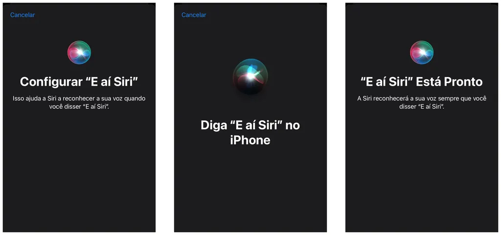 Configure o reconhecimento de voz da Siri no iPhone (Captura de tela: Thiago Furquim/Canaltech)