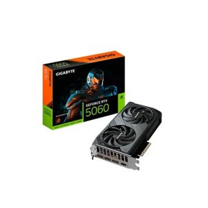 PRÉ-VENDA | Placa de Vídeo Gigabyte RTX 5060 WINDFORCE 8G NVIDIA GeForce, 8GB GDDR7, 128bits, DLSS, Ray Tracing - GV-N5060WF2-8GD