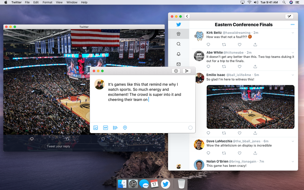 Twitter for Mac: app da rede social de microblogs vai voltar ao MacOS cortesia do suporte do sistema para softwares do iPad (Imagem: Reprodução/Twitter)