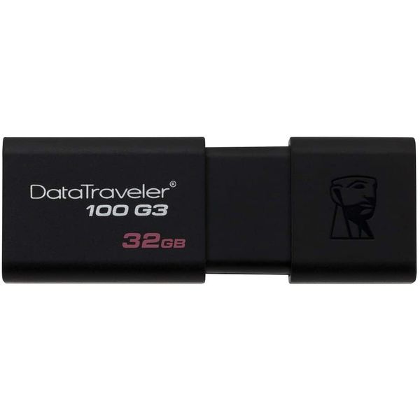 Pendrive Datatraveler 100G3 32GB, Kingston, Pendrives, Preto