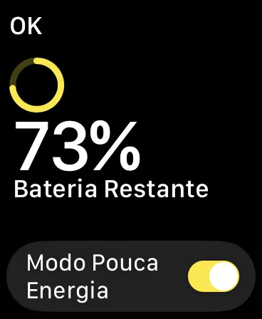 Ative o Modo Pouca Energia no Apple Watch (Captura de tela: Thiago Furquim/Canaltech)