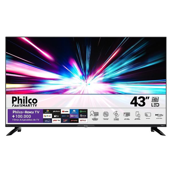 [PARCELADO] Smart TV 43” Philco PTV43G7ER2CPBLF Led Dolby Áudio