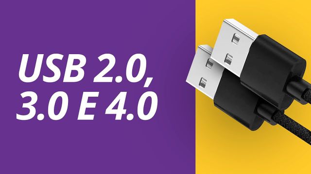 Quais as diferenças entre os padrões USB 2.0, 3.0 e 4