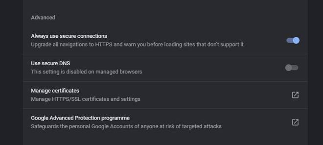 Opção poderá ser habilitada ou desabilitada nas configurações (Imagem: Reprodução/Chrome Story)