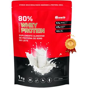 WHEY PROTEIN CONCENTRADO (1KG) - GROWTH SUPPLEMENTS