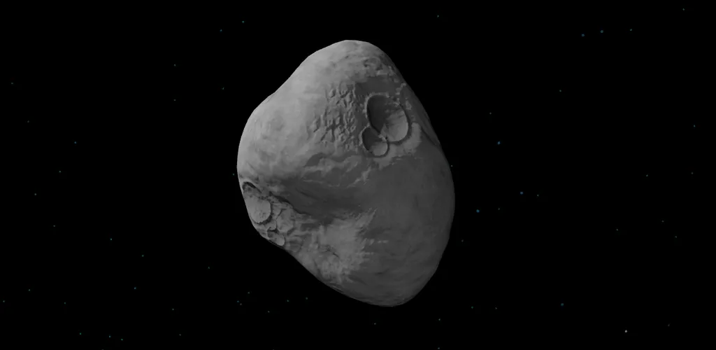 Representação do asteroide 2020 GE (Imagem: Reprodução/NASA)