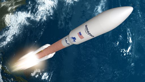Amazon escolhe foguete Atlas V para lançar sua rede de satélites de internet
