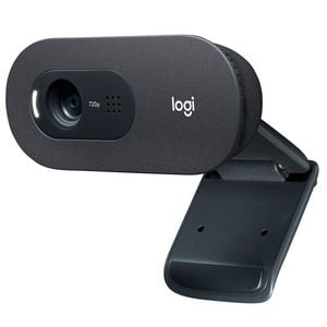 Webcam Logitech C505, 720P HD, 30 FPS, com Microfone, 3 MP, USB, Preto | CUPOM