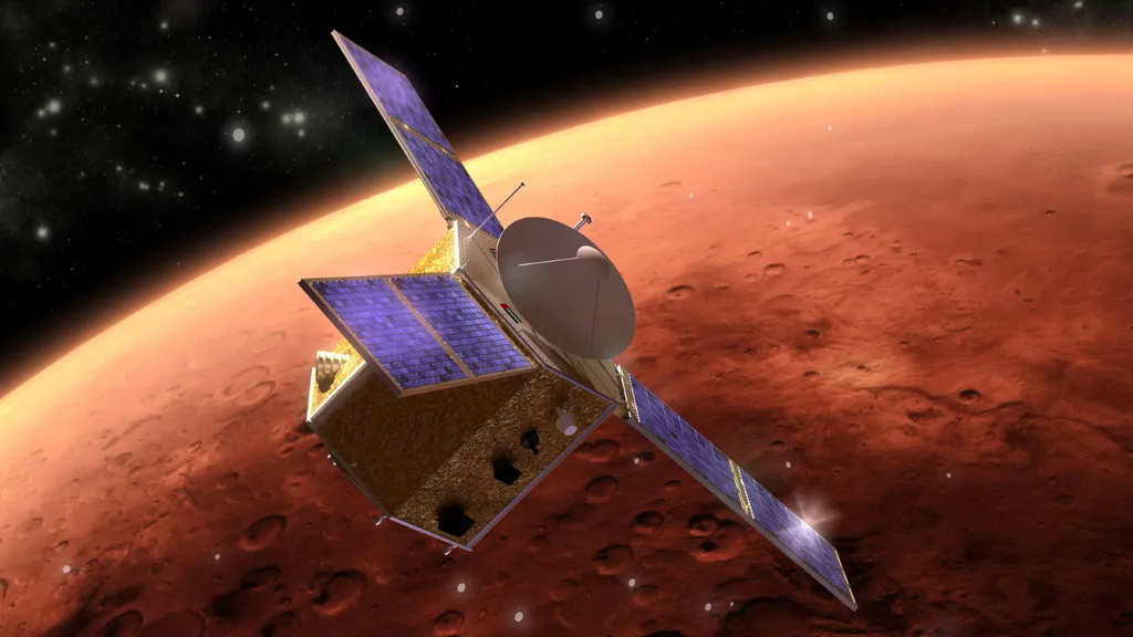 As observações das auroras foram realizadas com o instrumento The Emirates Mars Ultraviolet Spectrometer (EMUS) (Imagem: Reprodução/Emirates Mars Mission)