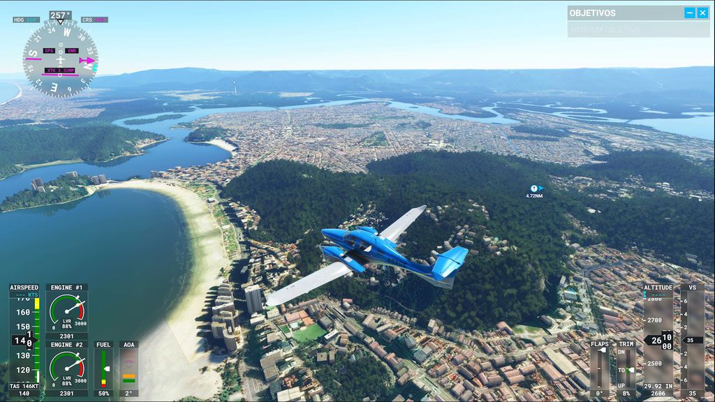 Flight Simulator está impressionante no Xbox, mas tem arestas