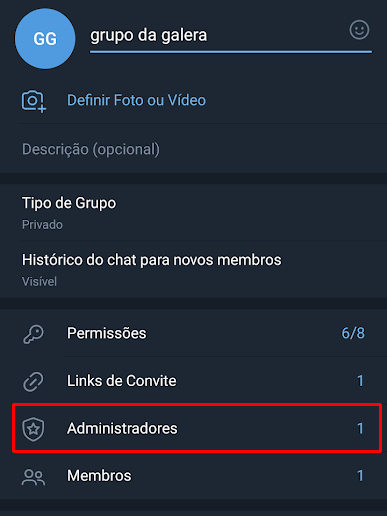 Como sair de um grupo no Telegram