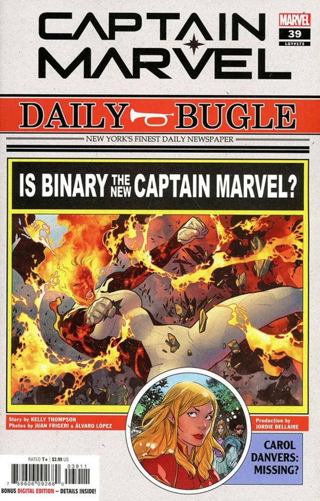Capa de Captain Marvel #39 (Imagem: Reprodução/Marvel Comics)