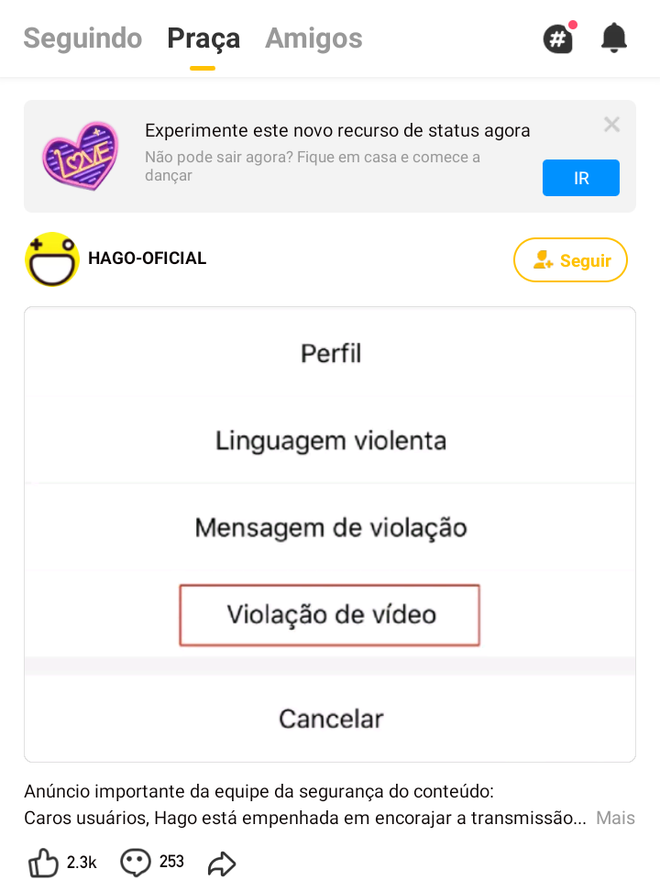 Confira o Feed de notícias dos usuários da plataforma - (Captura: Canaltech/Felipe Freitas)