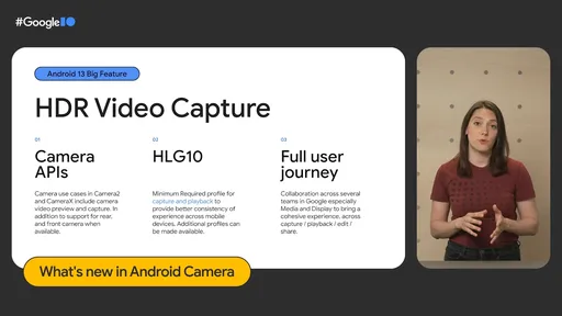 Android 13 permitirá que aplicativos de terceiros gravem vídeo em HDR