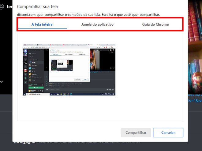 Como compartilhar tela no Discord em PC e celular
