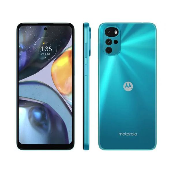 Smartphone Motorola Moto G22 128GB Azul 4G - Octa-Core 4GB RAM 6,5” Câm Quádrupla + Selfie 16MP [APP + CLIENTE OURO + CUPOM]
