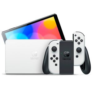 Console Nintendo Switch Oled com Joy-Con HBGSKAAA2 Branco | CUPOM